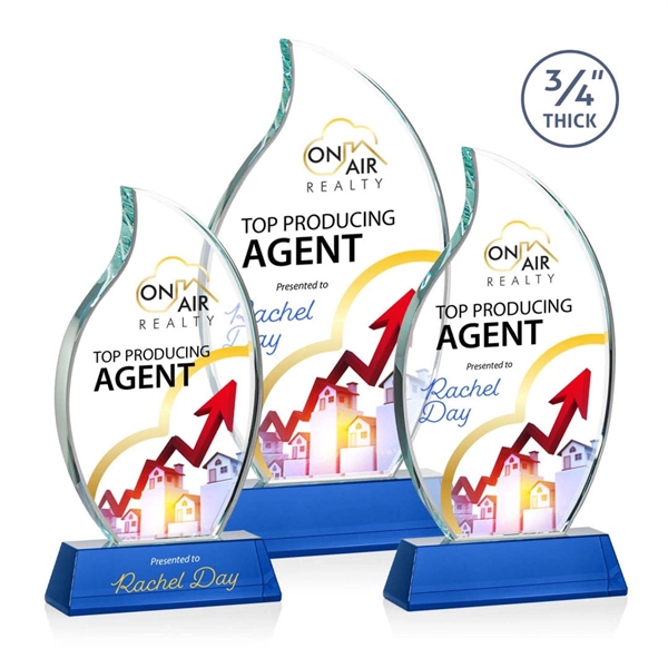 The Croydon VividPrint™ award features an elegant 3/4" thick Starfire Crystal... from ASI 84592 St Regis Group / St Regis