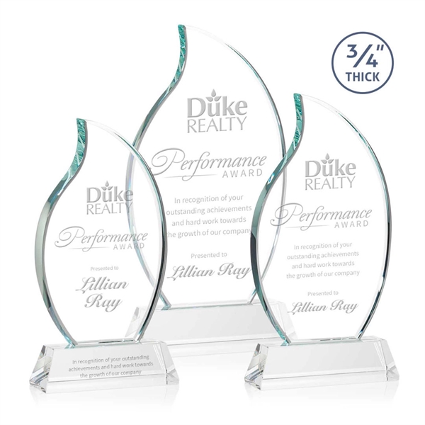 The Croydon award features a beautiful 3/4" thick Starfire Crystal to... from ASI 84592 St Regis Group / St Regis