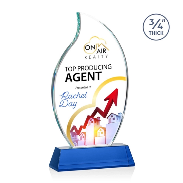 The Croydon VividPrint™ award features an elegant 3/4" thick Starfire Crystal... from ASI 84592 St Regis Group / St Regis