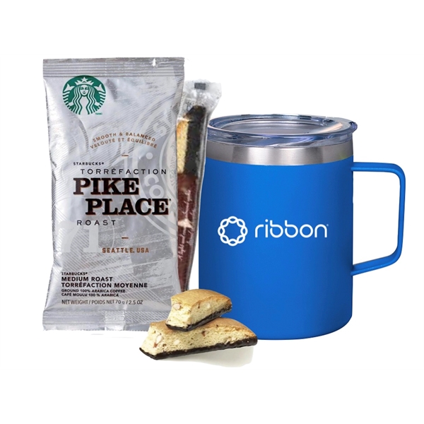 Stainless tumbler with coffee and cookie mug.... from ASI 89971 Stuff A Mug