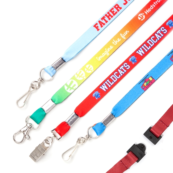 30" x 1/2" youth-sized polyester lanyard with dye sublimated imprint.... from ASI 62088 IDProductsource