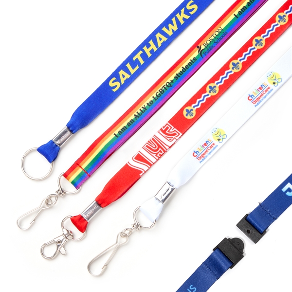 30" x 5/8" polyester youth-sized lanyard with dye sublimated imprint.... from ASI 62088 IDProductsource