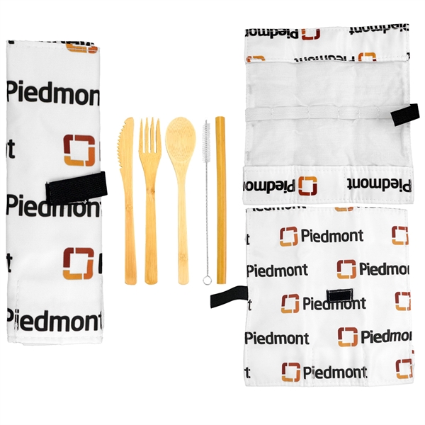 Full Color Wrapped Up Bamboo Set... from ASI 30208 A P Specialties / AP Specialties