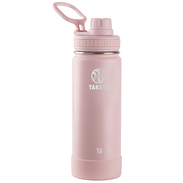 TAKEYA Actives Insulated Water Bottle With Spout Lid 18 oz... from ASI 72657 Active Life Promo / Active Life