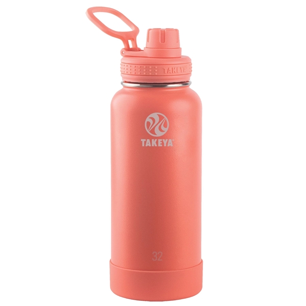 TAKEYA Actives Insulated Water Bottle With Spout Lid 32 oz... from ASI 72657 Active Life Promo / Active Life