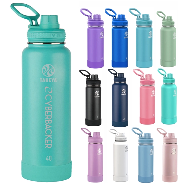 TAKEYA Actives Insulated Water Bottle With Spout Lid 40 oz... from ASI 72657 Active Life Promo / Active Life