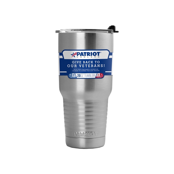 20 oz. stainless steel tumbler with air-tight lid and double wall... from ASI 61005 Hirsch Gift Inc / Hirsch Gift Executive HG Patriot