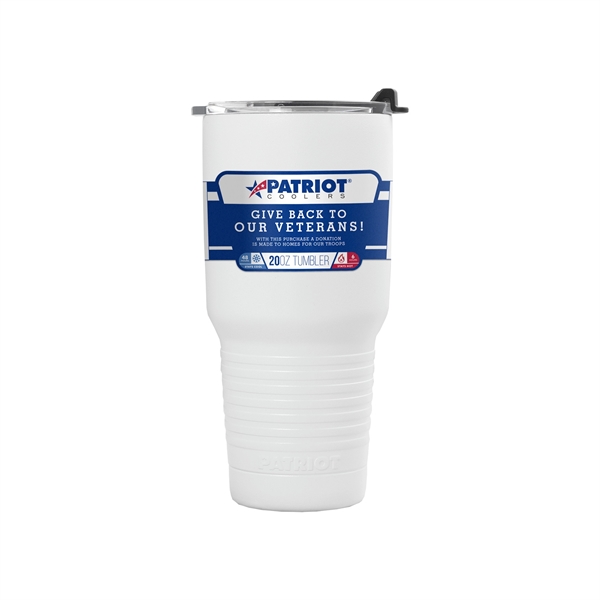 20 oz. stainless steel tumbler with air-tight lid and double wall... from ASI 61005 Hirsch Gift Inc / Hirsch Gift Executive HG Patriot