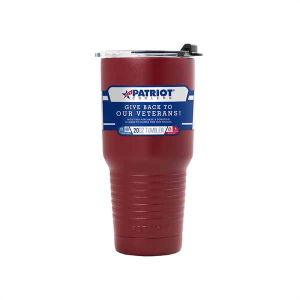 20 oz. stainless steel tumbler with air-tight lid and double wall... from ASI 61005 Hirsch Gift Inc / Hirsch Gift Executive HG Patriot