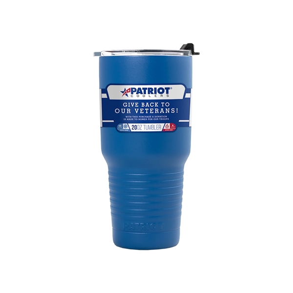 20 oz. stainless steel tumbler with air-tight lid and double wall... from ASI 61005 Hirsch Gift Inc / Hirsch Gift Executive HG Patriot