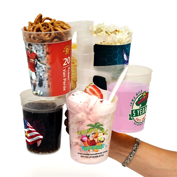 Fetch multiple drinks with one hand, with the easily stackable stack... from ASI 79384 Preferred Nation Inc