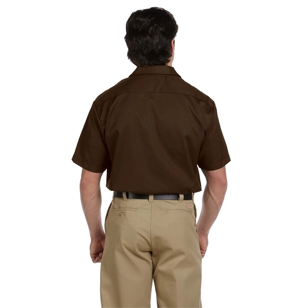 Dickies men's short sleeve work shirt with moisture-wicking technology and stain-release... from ASI 34063 alphabroder