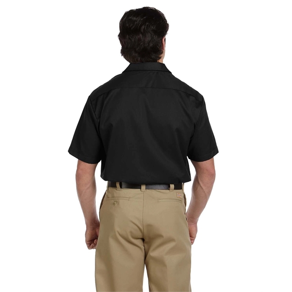 Dickies men's short sleeve work shirt with moisture-wicking technology and stain-release... from ASI 34063 alphabroder