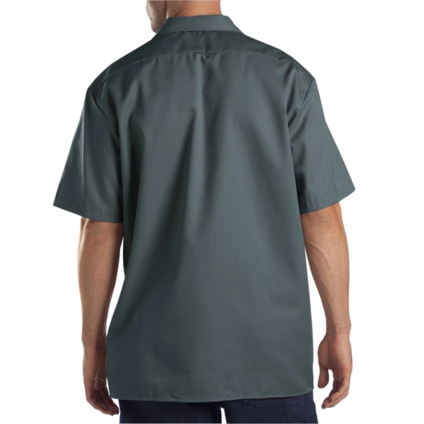 Dickies men's short sleeve work shirt with moisture-wicking technology and stain-release... from ASI 34063 alphabroder
