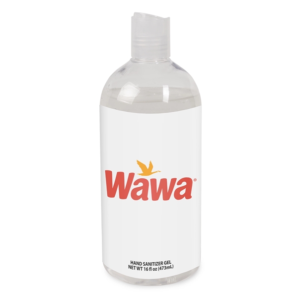 16 oz. bottle of hand sanitizer gel with a flip top... from ASI 44900 NC Custom (CI/Lanco) / Lanco