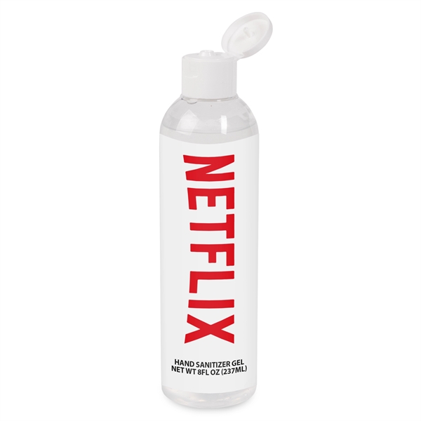 8 oz. bottle of hand sanitizer gel with a white flip... from ASI 44900 NC Custom (CI/Lanco) / Lanco