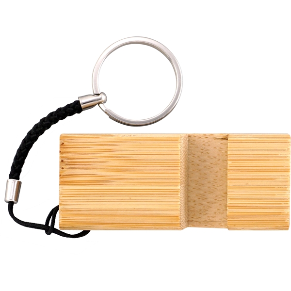 Bamboo Phone Stand Keychain... from ASI 30208 A P Specialties / AP Specialties