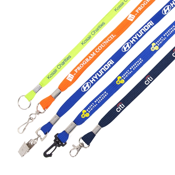 Our high-quality Tube Polyester Lanyard is comfortable to wear and is... from ASI 62088 IDProductsource