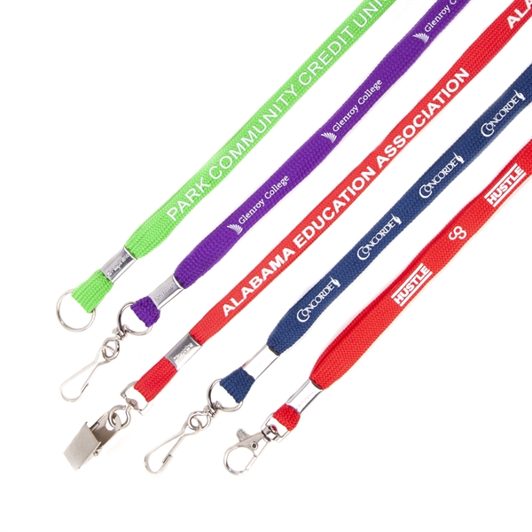 Our high-quality Tube Polyester Lanyard is comfortable to wear and is... from ASI 62088 IDProductsource