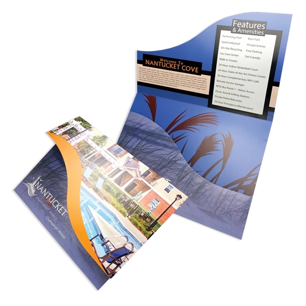 Presentation Folder with Serpentine Cut Pocket... from ASI 32050 Admore / Admore®