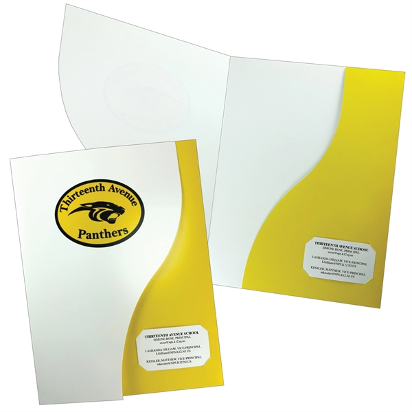 Presentation Folder with Serpentine Cut Pocket... from ASI 32050 Admore / Admore®