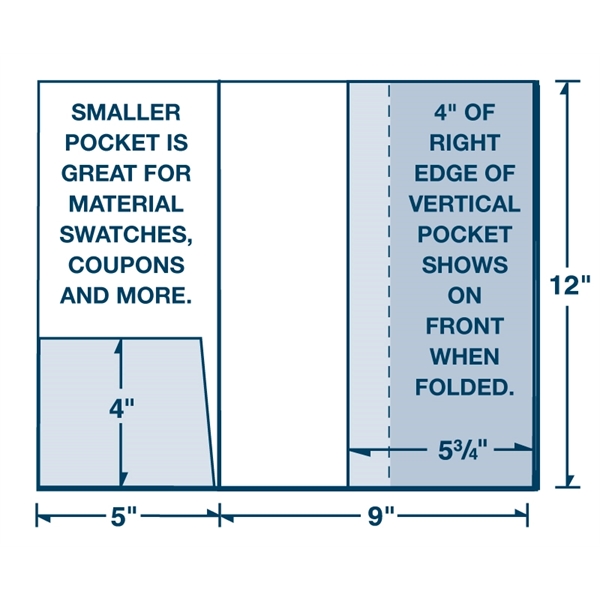 Presentation Folder with Small & Vertical Pockets... from ASI 32050 Admore / Admore®
