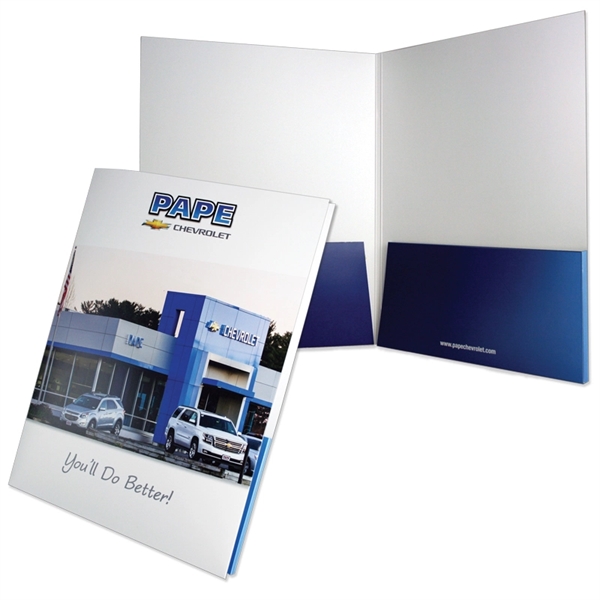 Capacity Box Pocket Presentation Folder... from ASI 32050 Admore / Admore®