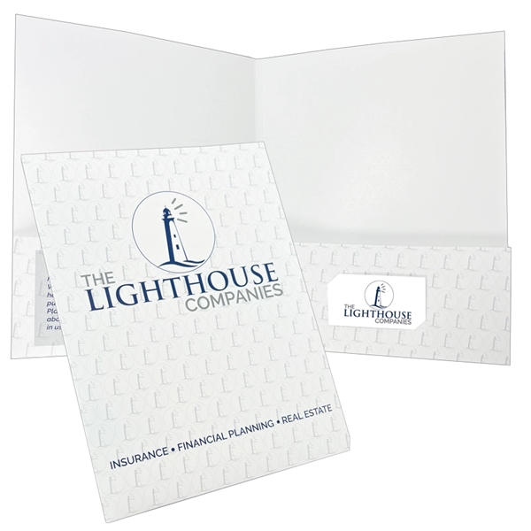 Capacity Box Pocket Presentation Folder... from ASI 32050 Admore / Admore®