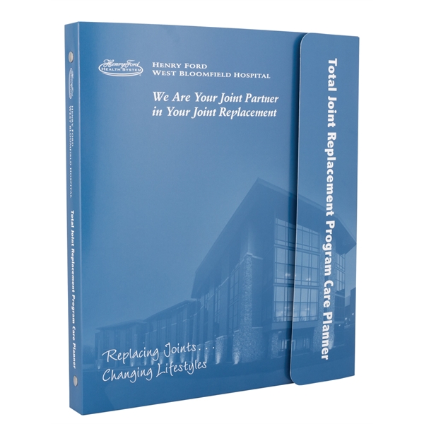 3-ring paper binder with flap & pockets printed on 20 pt.... from ASI 32050 Admore / Admore®