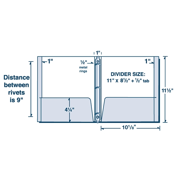 Reinforced Edge 3-ring paper pocket binder... from ASI 32050 Admore / Admore®