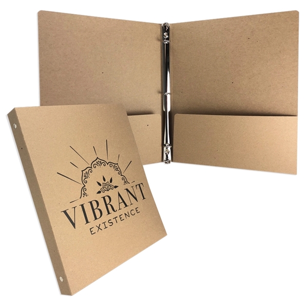 Binder made of 100% post consumer recycled chipboard.... from ASI 32050 Admore / Admore®