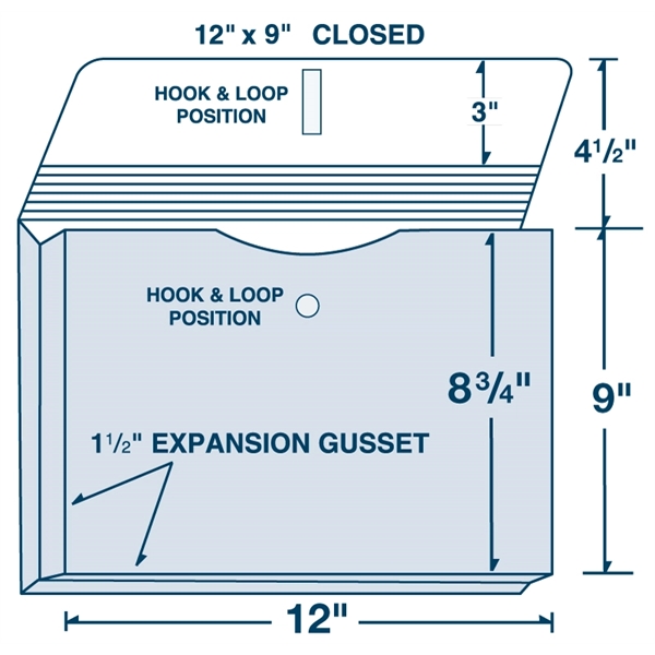 Full Color Expansion Portfolio with 1-1/2" sealed gusset... from ASI 32050 Admore / Admore®