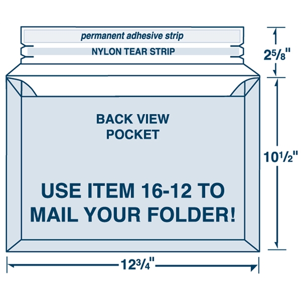 Conformer® Portfolio Mailer with 1" capacity... from ASI 32050 Admore / Admore®
