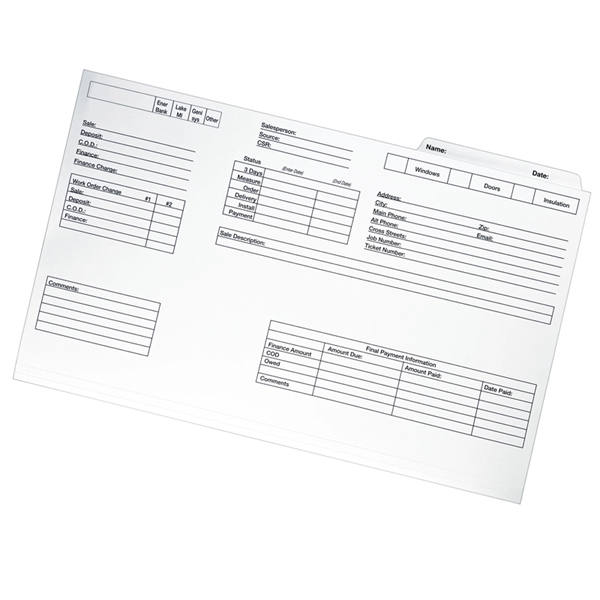 Legal Size File folder with 1/2-inch tab.... from ASI 32050 Admore / Admore®