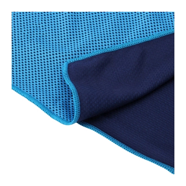 Cooling towel in sealed PE bag plus free full color heat... from ASI 37218 Athena Promo (tm)