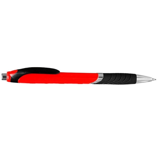 Ergonomically designed click-action ballpoint pen with rubber grip.... from ASI 39552 BEL Promo