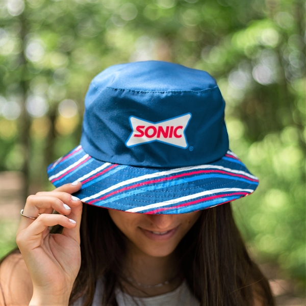 Sublimation Premium Unisex Print Double-Side-Wear Reversible Bucket Hat made of RPET... from ASI 72657 Active Life Promo / Active Life