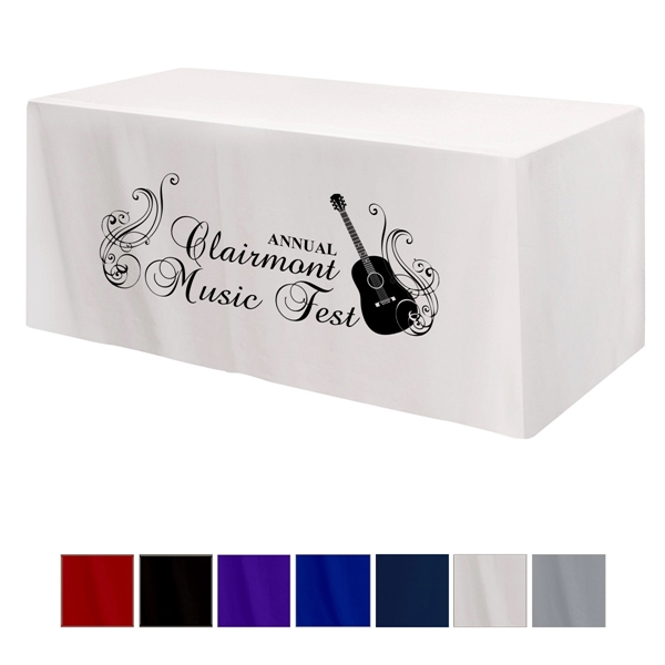 4-sided table cover with a tight fit that fits standard 6'... from ASI 61125 Hit Promotional Products / Hit®