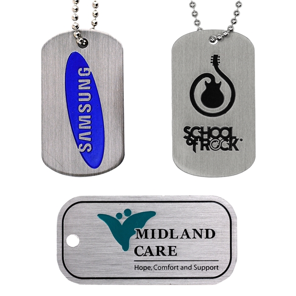 2" x 1 1/8" stainless steel or aluminum dog tags with... from ASI 52263 EMT / EMT EMT EASY