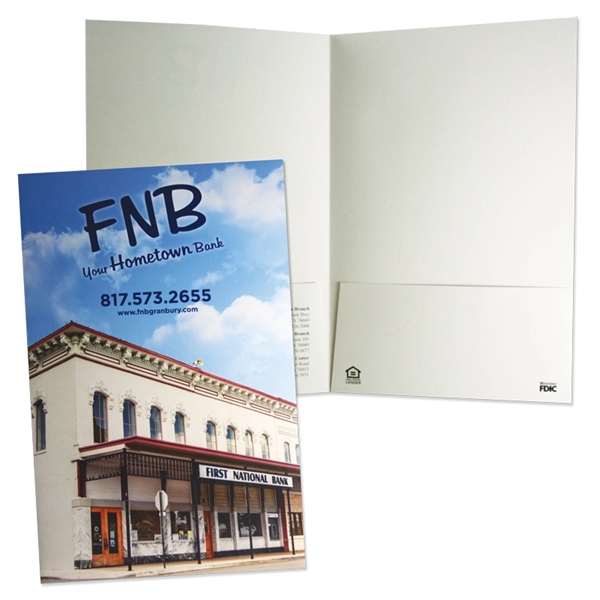 Full Color Printed Legal Size presentation folder with two 4-1/2" pockets,... from ASI 32050 Admore / Admore®