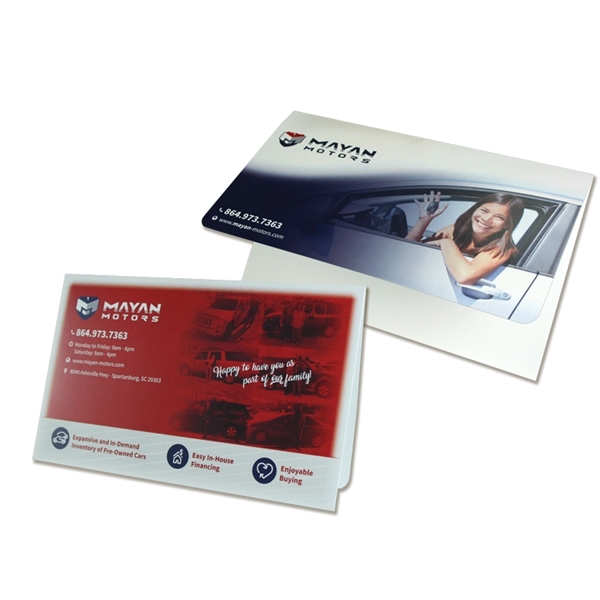 Full Color Digital Print Glove Box Folder 9-7/8" x 6"... from ASI 32050 Admore / Admore®