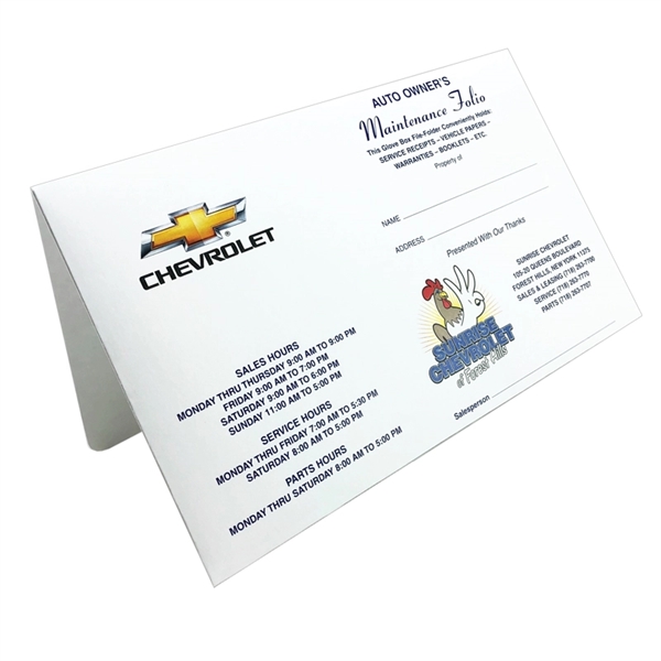 Full Color Digital Print Glove Box Folder 9-7/8" x 6"... from ASI 32050 Admore / Admore®