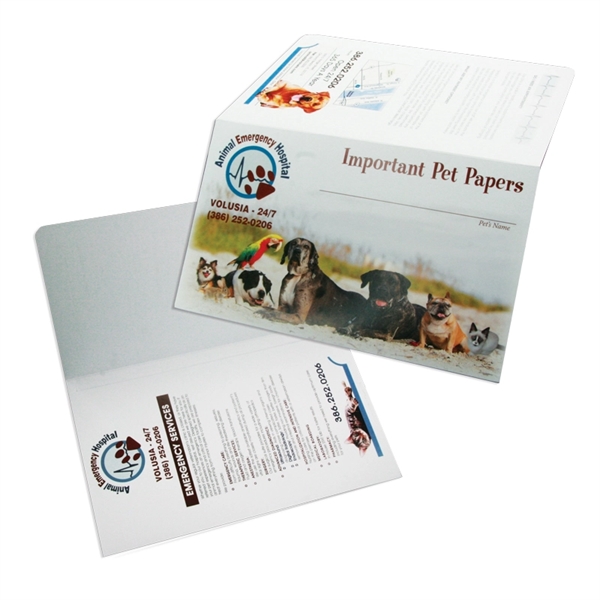Full Color Digital Print Glove Box Folder 9-7/8" x 6"... from ASI 32050 Admore / Admore®