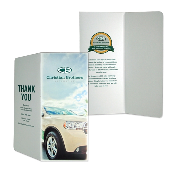 Full Color Digital Print Document Folder 10-1/4" x 4-1/2"... from ASI 32050 Admore