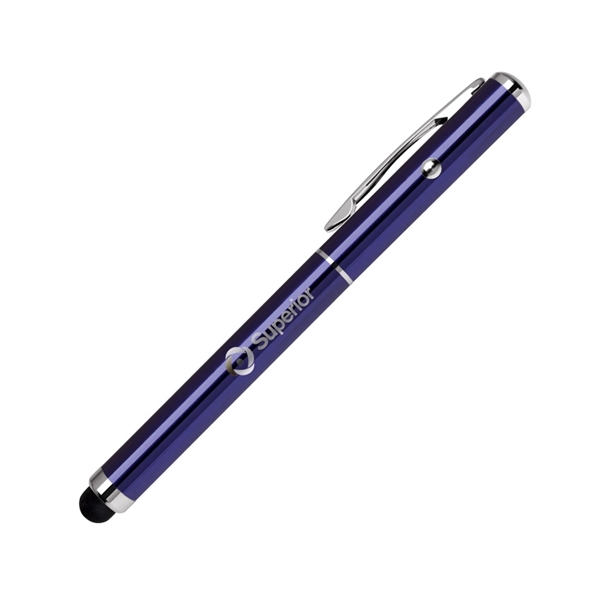 2-in-1 brass constructed stylus and laser pointer available in several colors.... from ASI 68190 Lungsal / Lungsal