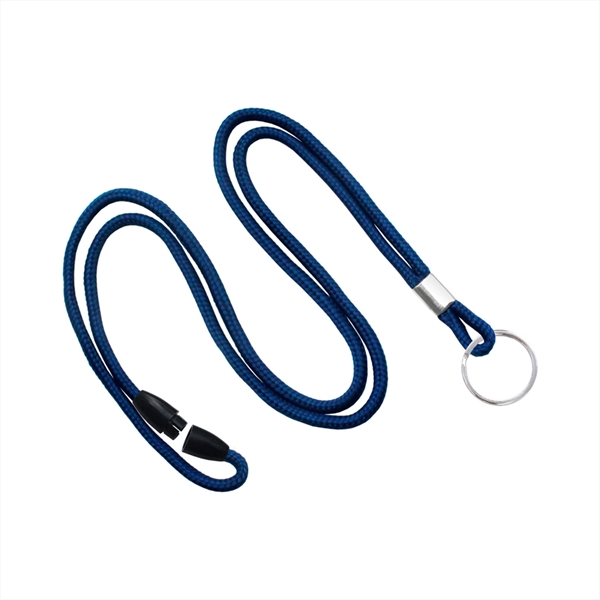 1/8" round polypropylene 36" lanyard, with breakaway. Nickel-plated steel key ring... from ASI 62088 IDProductsource