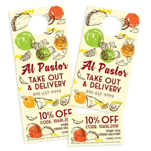 Our glossy Door Hangers are sure to catch your eye!... from ASI 62088 IDProductsource