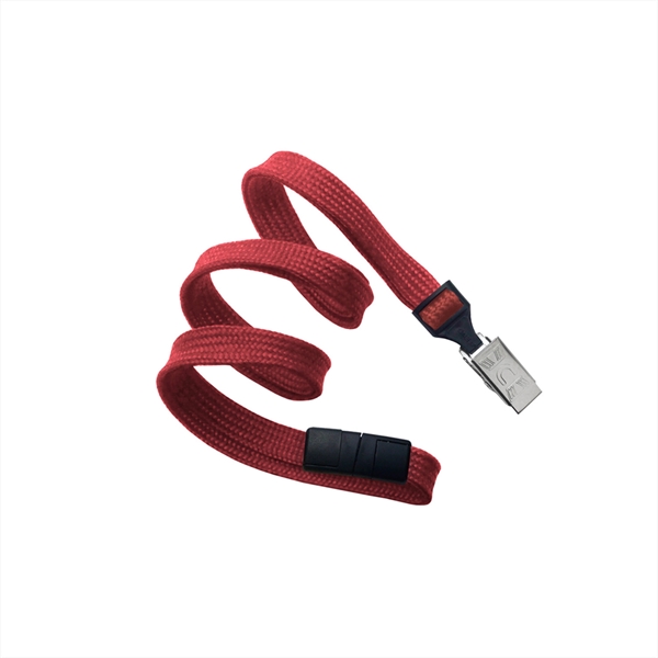 3/8" polypropylene tube stock lanyard with bulldog clip. Simple and affordable,... from ASI 62088 IDProductsource
