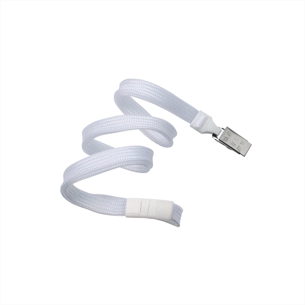 3/8" polypropylene tube stock lanyard with bulldog clip. Simple and affordable,... from ASI 62088 IDProductsource