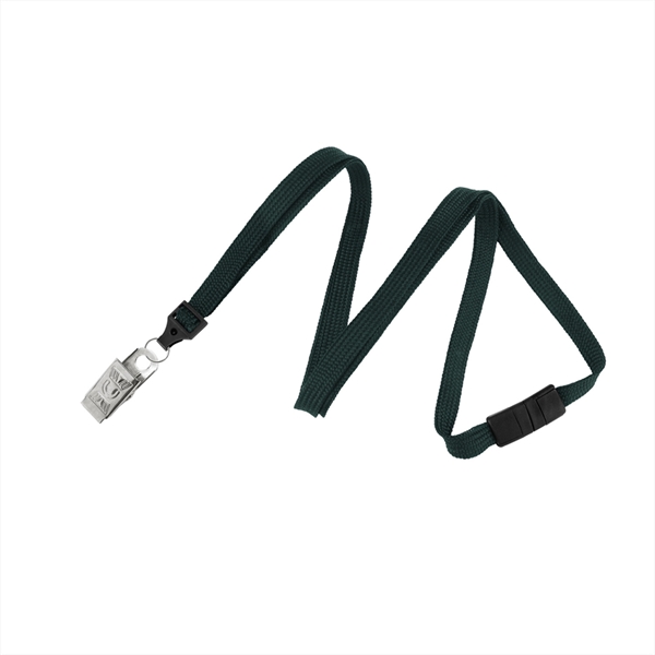 3/8" polypropylene tube stock lanyard with bulldog clip. Simple and affordable,... from ASI 62088 IDProductsource